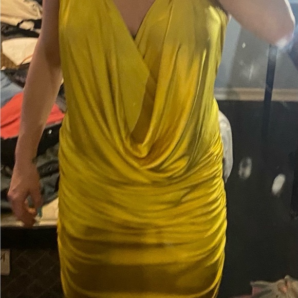 Baby Phat Backless Yellow Halter - Picture 4 of 5